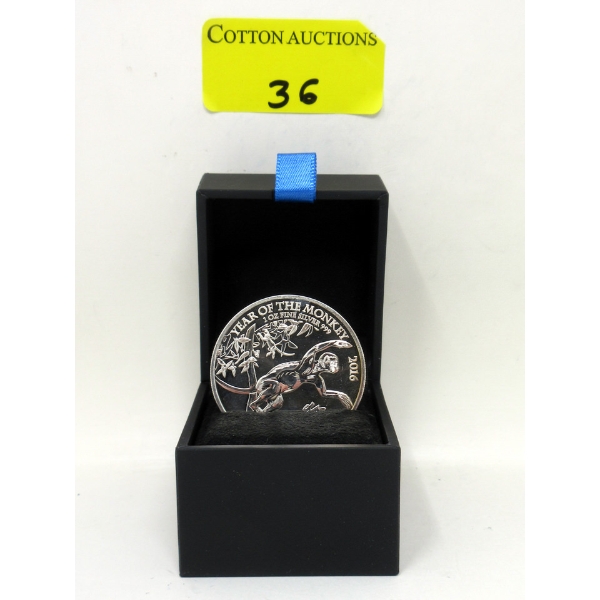 1 Oz .999 Silver Year of the Monkey Coin 