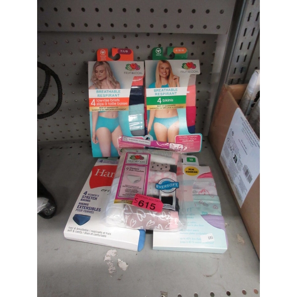 5 New Packs of Women's Underwear 