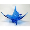 Image 1 : MCM Blue Canadian Art Glass Centerpiece Bowl
