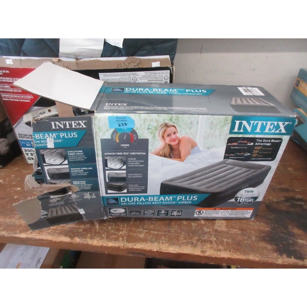 Twin Size Intex Dura-Beam Plus Inflatable Mattress