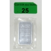 Image 1 : 1 Oz .999 Silver Johnson Matthey Bar 