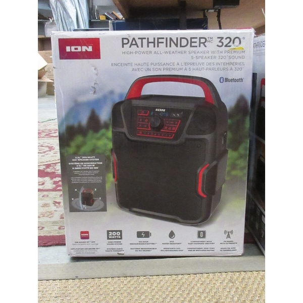 ION Pathfinder 320 All Weather Blue Tooth Speaker