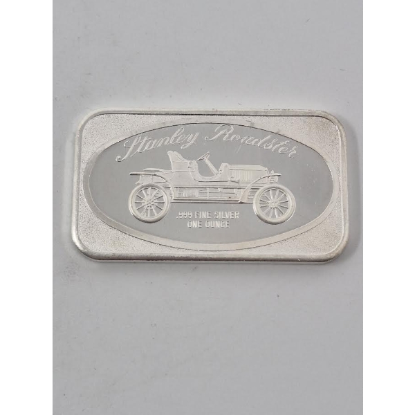 1 Oz .999 Silver Stanley Roadster Bar