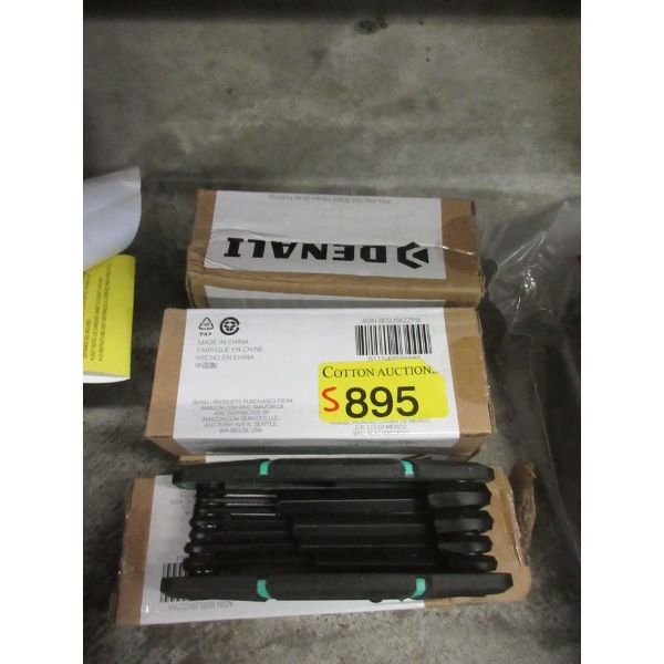 5 New Denali Hex Key Sets - SAE & Metric