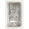 Image 1 : 10 Oz .999 Silver Johnson Matthey Blank Back Bar 