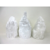 Image 1 : 3 Selenite Crystal Healing Towers - Tallest 6.5"
