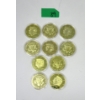 Image 1 : 10 x 2022 45th President Donald Trump Gold Clad Rounds 