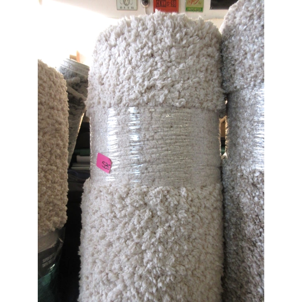 5' x 7' Ivory Super Soft Shag Area Carpet