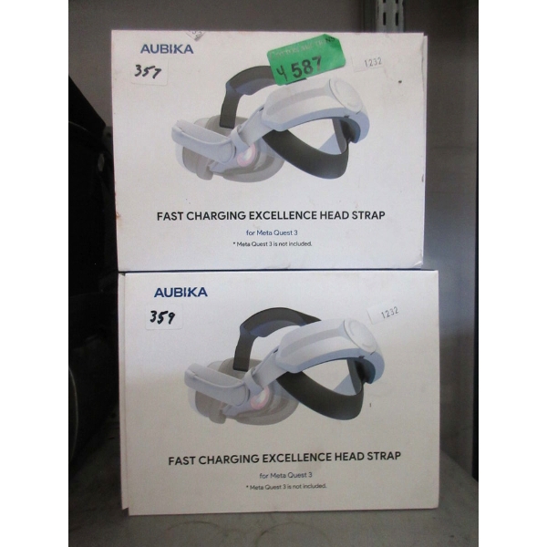 4 Aubika Fast Charging VR Head Straps