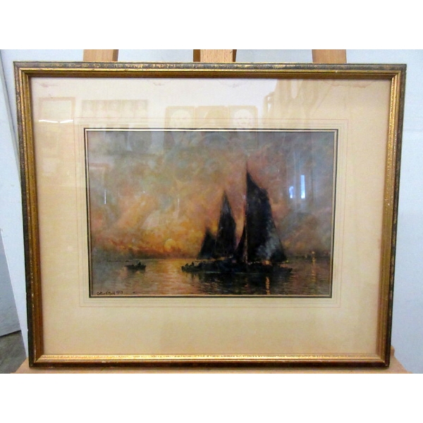 1928 Arthur Vidal Diehl Colour Lithograph Print 
