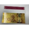 Image 2 : 6 x 24 Karat Gold Foil Certified Novelty Notes