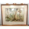 Image 1 : 1943 M. Greene Watercolour Painting 