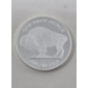 Image 2 : 1 Oz .999 Silver Indigenous/Buffalo Art Round 