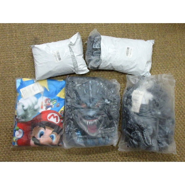 5 New Child's Super Mario and Godzilla Clothing