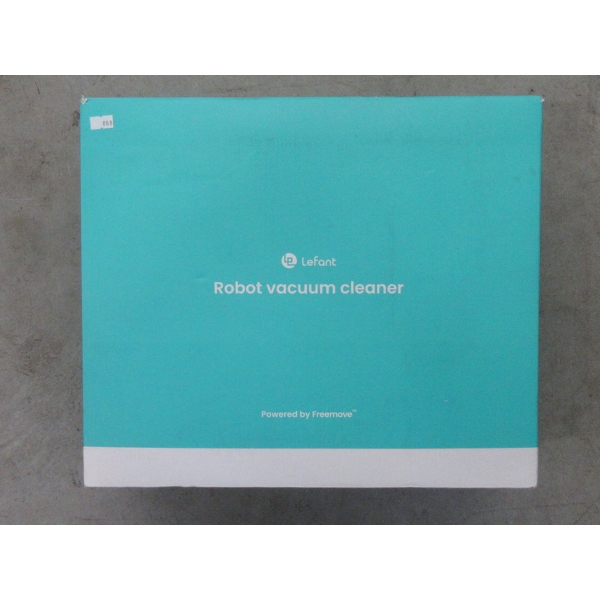 Black Lefant LS1 Robotic Vacuum in Box