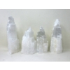 Image 1 : 4 Selenite Healing Towers - Tallest is 7"