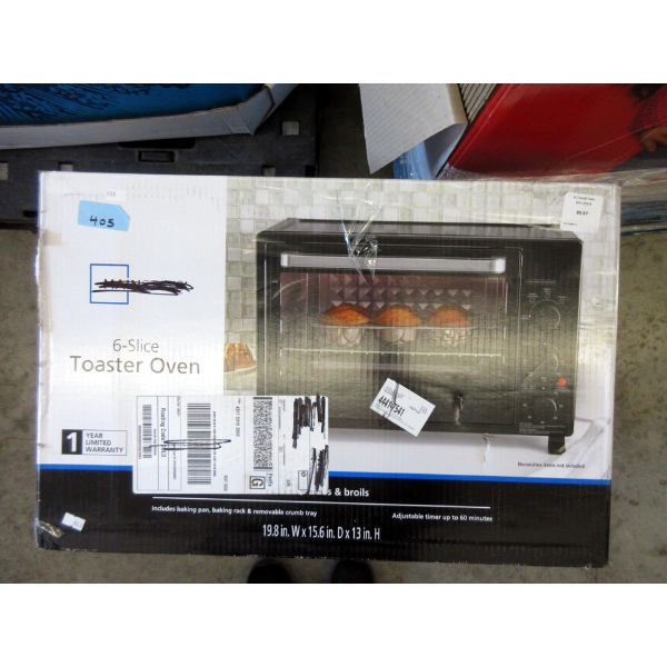 Mainstays 6-Slice Toaster Oven