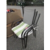 Image 1 : 3 Stacking Patio Chairs with Metal Frames