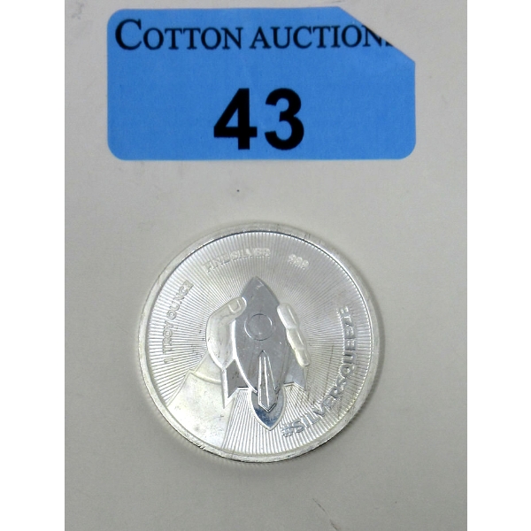 1 Oz .999 Silver "This Is The Way" Round 