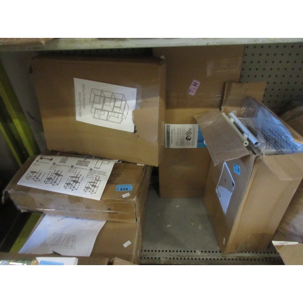 5 Assorted Storage and Organization Racks