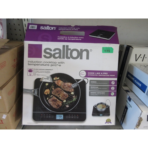 2 Salton Induction Cook Tops w/ Temperature Probes