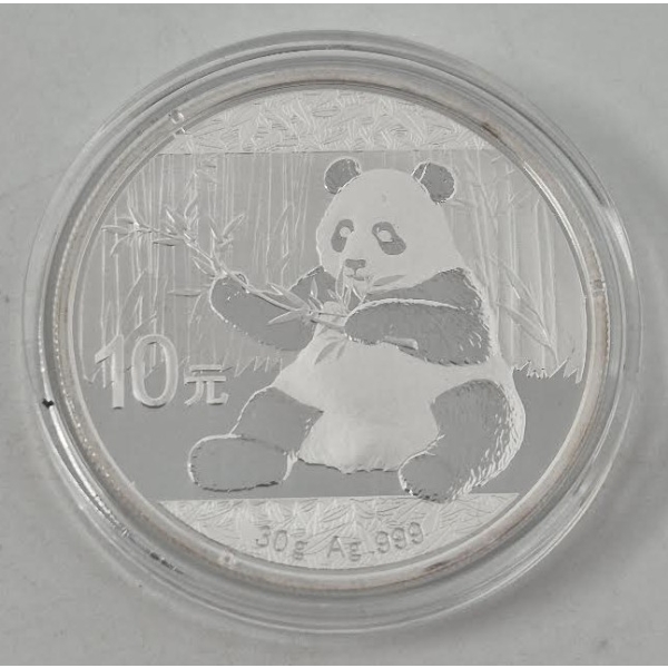 30 Gram .999 Silver 2017 Panda Coin 