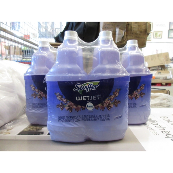 3 Packs of 2 Swiffer Wet Jet Refills - Febreze Lavender