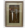 Image 1 : Framed Fantasy Knife with Sheath - 16" x 33" Frame