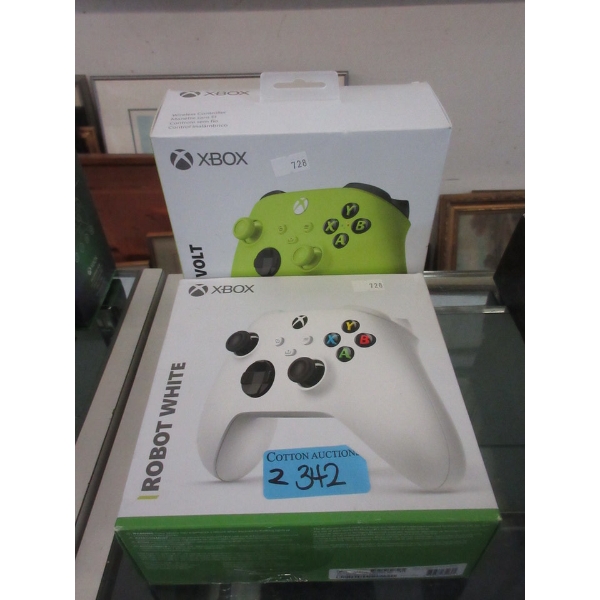  Xbox Robot White & Electric Volt Wireless Controller