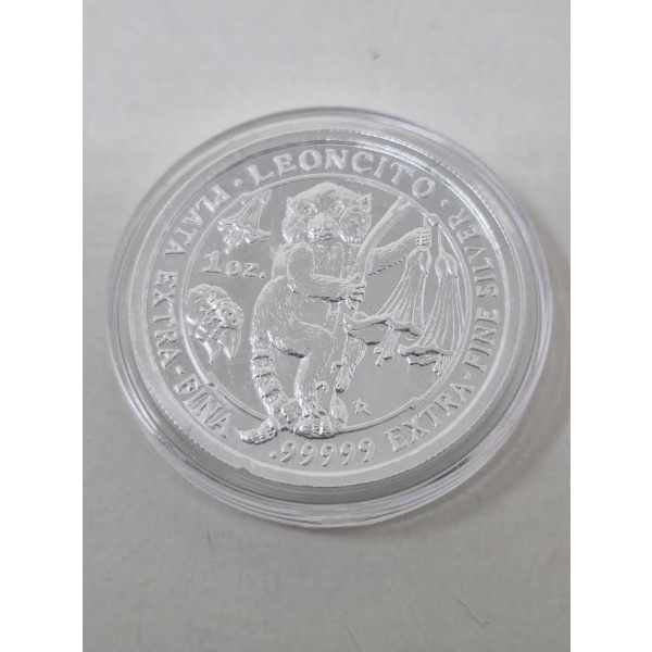 1 Oz .99999 Silver Leoncito Royal Silver Company Round 