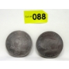 Image 1 : 2 x 1 Oz .999 Fine Titanium Buffalo USA Rounds