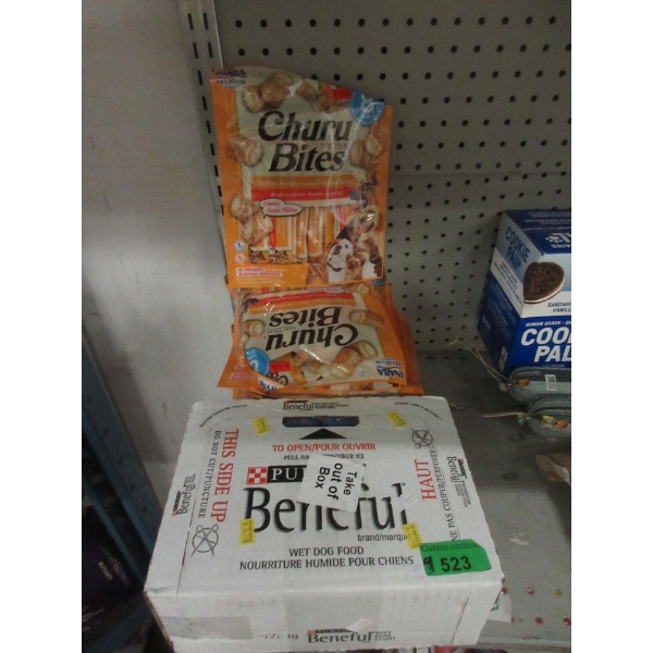 Lot of Wet Dog Food & Dog Treats