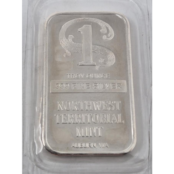 1 Oz .999 Silver NWTM Bar