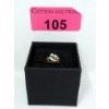 Image 1 : 14KT Gold Custom Made 4-Stone Diamond Ring 