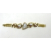 Image 1 : Ladies Gold Tone Croton Watch with Gemstones