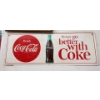 Image 1 : 1960s Tin "Things Go Better With Coke" Sign 