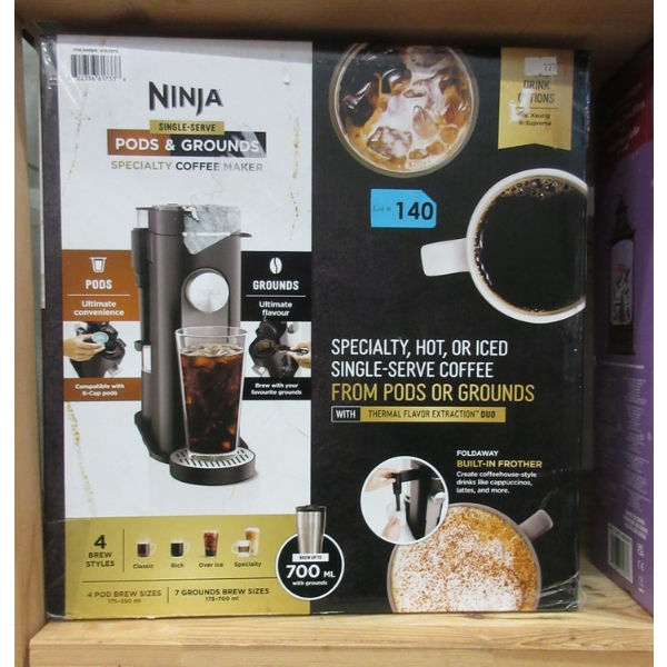 Ninja Single Serve "Grounds & Pods" Coffee Maker