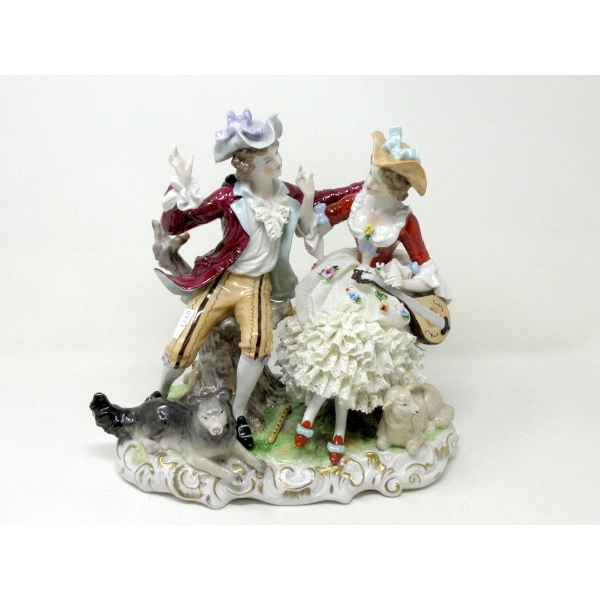 Antique Unterweissbach Porcelain Statuette