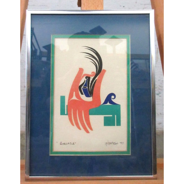 1977 Art Thompson Print -"Barnacle" 