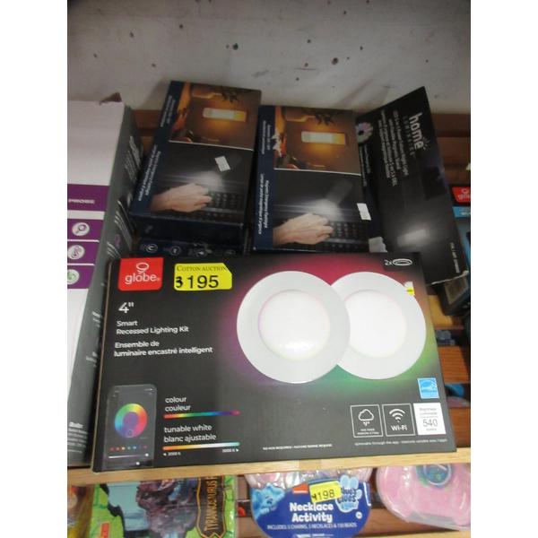 Globe Smart Recessed Light Kit & 2 Night Lights
