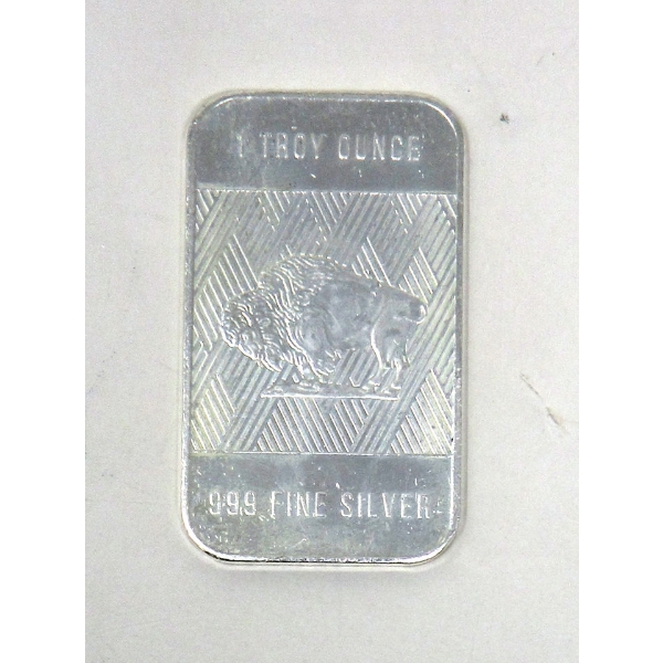 1 Oz .999 Silver Liberty/Buffalo Art Bar 
