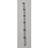 Image 3 : New Ladies Genuine Black Diamond Tennis Bracelet 