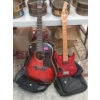 Image 1 : 1 Acoustic Guitar & 1 Electric Guitar in Soft Cases