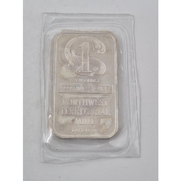 1 Oz .999 Silver NWTM Bar