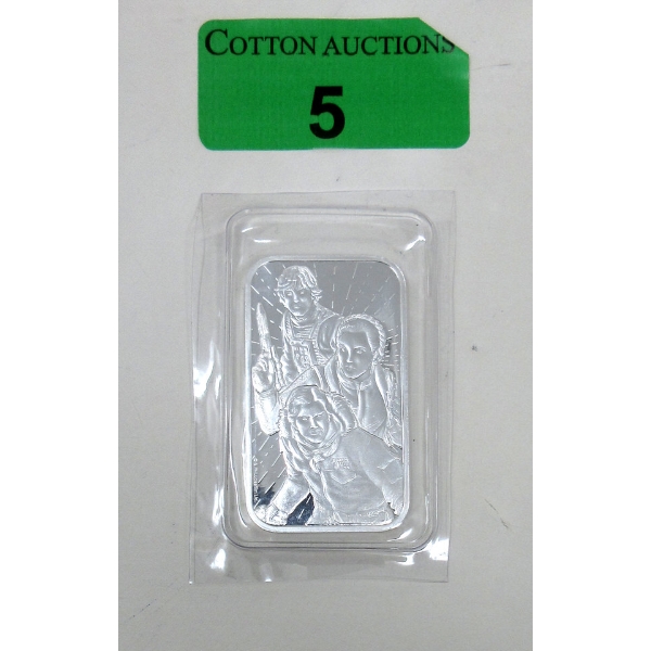 1 Oz .9999 Silver Star Wars Royal Mint Bar 