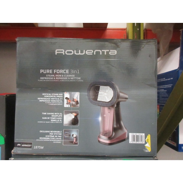 Rowenta Pure Force 3-in-1 Garment Steamer