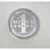 Image 2 : 1991 MERCK 1 Troy Oz. .999 Silver Round