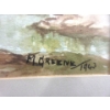 Image 2 : 1943 M. Greene Watercolour Painting 