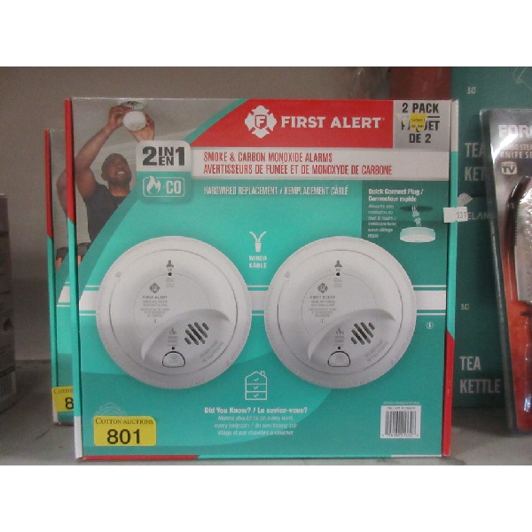 First Alert 2- Pack of Carbon Monoxide/Smoke Alarms