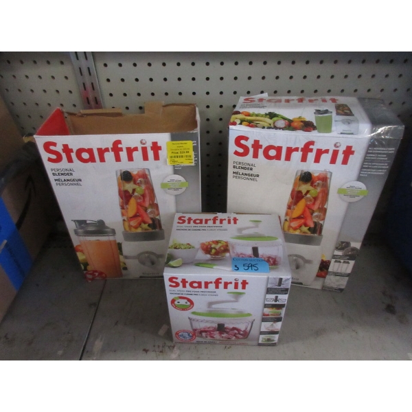 3 Starfrit Appliances - Customer Returns
